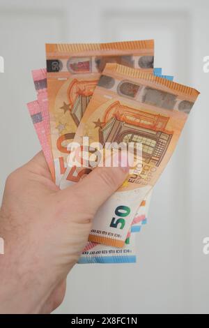 Euro notes Stock Photo