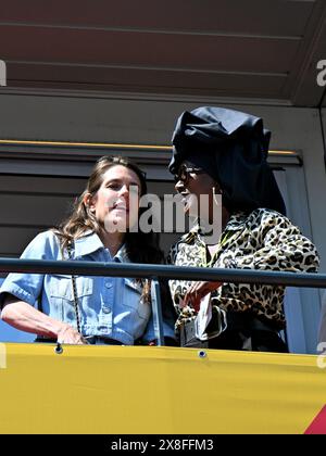 Monk, France. 25th May, 2024. Monaco, Monte Carlo Grand Prix - guests in the paddock - In the photo: Charlotte Casiraghi, Credit: Independent Photo Agency/Alamy Live News Stock Photo