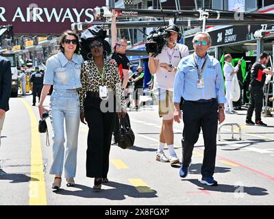 Monk, France. 25th May, 2024. Monaco, Monte Carlo Grand Prix - guests in the paddock - In the photo: Charlotte Casiraghi Credit: Independent Photo Agency/Alamy Live News Stock Photo