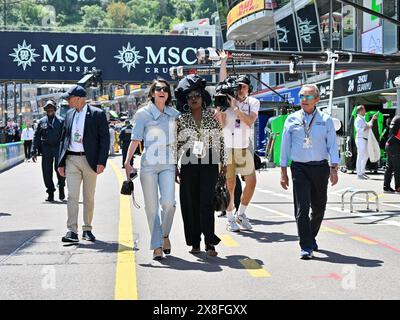 Monk, France. 25th May, 2024. Monaco, Monte Carlo Grand Prix - guests in the paddock - In the photo: Charlotte Casiraghi Credit: Independent Photo Agency/Alamy Live News Stock Photo