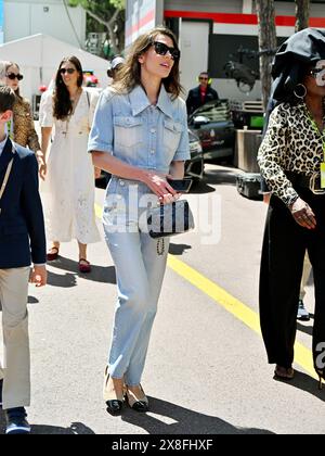 Monk, France. 25th May, 2024. Monaco, Monte Carlo Grand Prix - guests in the paddock - In the photo: CHARLOTTE CASIRAGHI Credit: Independent Photo Agency/Alamy Live News Stock Photo