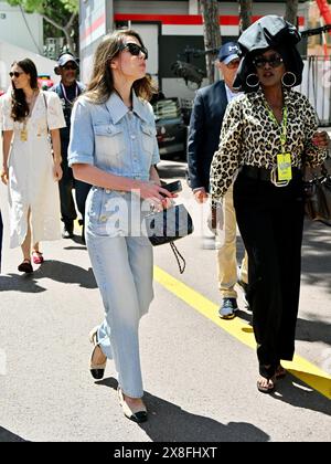 Monk, France. 25th May, 2024. Monaco, Monte Carlo Grand Prix - guests in the paddock - In the photo: CHARLOTTE CASIRAGHI Credit: Independent Photo Agency/Alamy Live News Stock Photo