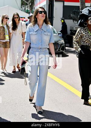 Monk, France. 25th May, 2024. Monaco, Monte Carlo Grand Prix - guests in the paddock - In the photo: CHARLOTTE CASIRAGHI Credit: Independent Photo Agency/Alamy Live News Stock Photo