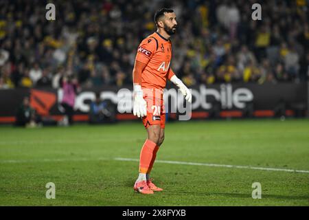 25th May 2024; Industree Group Stadium, Gosford, NSW, Australia: A-League Football, Finals Series, Grand Final, Central Coast Mariners versus Melbourne Victory; Paul Izzo of Melbourne Victory Credit: Action Plus Sports Images/Alamy Live News Stock Photo