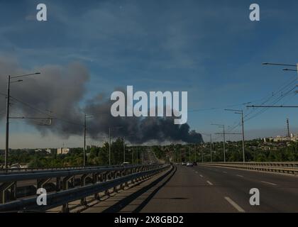 Kharkiv, Ukraine. May 25, 2024: Russia continues its assault- hitting an epicenter in the city of Kharkiv, Ukraine on Saturday, May 25, 2024. The number of casualties is still unknown. (Credit Image: © Svet Jacqueline/ZUMA Press Wire) EDITORIAL USAGE ONLY! Not for Commercial USAGE! Credit: ZUMA Press, Inc./Alamy Live News Stock Photo