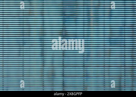 Turquoise Metal Background with Shiny Metallic Texture Stock Photo