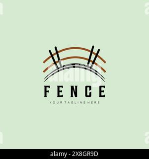 Fence Logo Template Vector stock Stock Vector