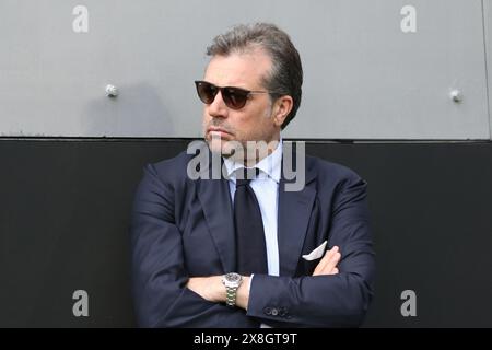 Turin, Italy. 25th May, 2024. 25/05/2024 Serie A, Allianz Stadium, Torino, 38Â° day, Juventus - Monza, in the photo: Football Director Juventus Cristiano Giuntoli during Juventus FC vs AC Monza, Italian soccer Serie A match in Turin, Italy, May 25 2024 Credit: Independent Photo Agency/Alamy Live News Stock Photo