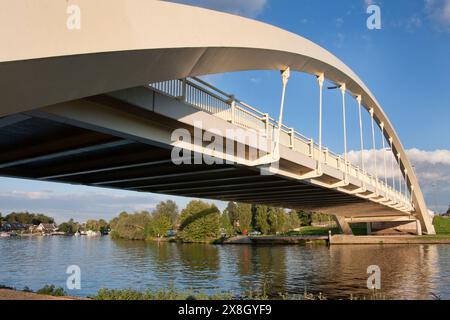 Walton on Thames bridge from Walton to Shepperton, Surrey, England Stock Photo