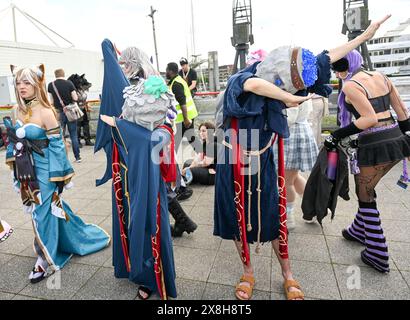 LONDON, ENGLAND - MAY 25 2024: Thousands attends the MCM Comic Con London - Day 2 at the MCM Comic Con London at Excel London, UK. Credit: See Li/Picture Capital/Alamy Live News Stock Photo