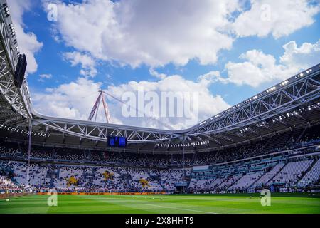 Allianz Stadium during the Italian championship Serie A football match between Juventus FC and AC Monza on May 25, 2024 at Allianz Stadium in Turin, Italy - Credit: Luca Rossini/E-Mage/Alamy Live News Stock Photo