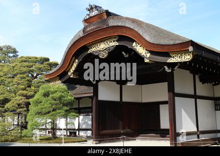 Okuruma-yose in Kyoto Imperial Palace, Japan Stock Photo