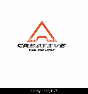 Alphabet letter icon logo A Stock Vector