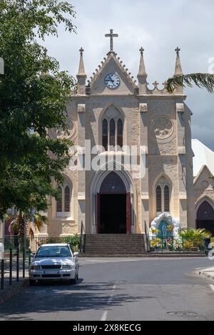 Église St Jacques in Saint-Denis de la Reunion Stock Photo - Alamy