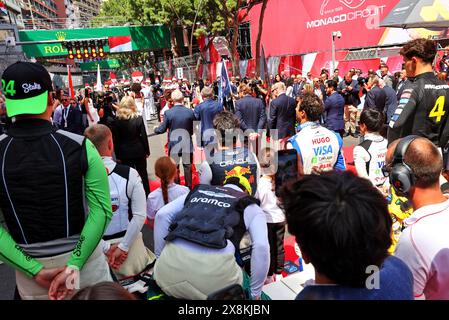 Monaco, Monte Carlo. 26th May, 2024. Drivers on the grid. 26.05.2024. Formula 1 World Championship, Rd 8, Monaco Grand Prix, Monte Carlo, Monaco, Race Day. Photo credit should read: XPB/Alamy Live News. Stock Photo