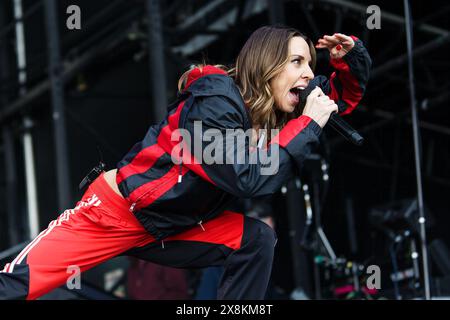 May 25, 2024, Leeds, United kingdom: MELANIE C (Spice Girls) performing at Live At Leeds In The Park 2024. (Credit Image: © Andy Von Pip/ZUMA Press Wire) EDITORIAL USAGE ONLY! Not for Commercial USAGE! Stock Photo