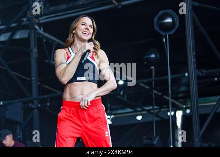 May 25, 2024, Leeds, United kingdom: MELANIE C (Spice Girls) performing at Live At Leeds In The Park 2024. (Credit Image: © Andy Von Pip/ZUMA Press Wire) EDITORIAL USAGE ONLY! Not for Commercial USAGE! Stock Photo