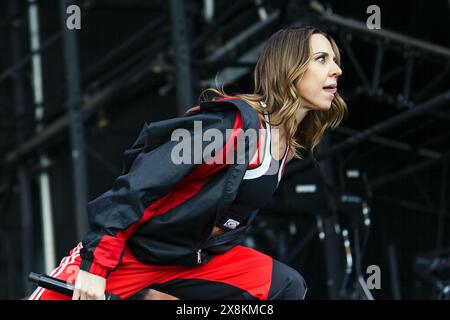 May 25, 2024, Leeds, United kingdom: MELANIE C (Spice Girls) performing at Live At Leeds In The Park 2024. (Credit Image: © Andy Von Pip/ZUMA Press Wire) EDITORIAL USAGE ONLY! Not for Commercial USAGE! Stock Photo