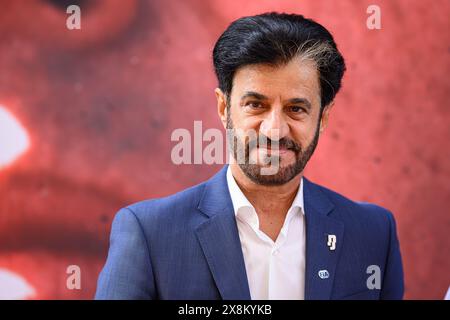 Mohammed Ben Sulayem, president of the FIA, is seen in the paddock after the qualifying session of the Monaco F1 Grand Prix. Stock Photo