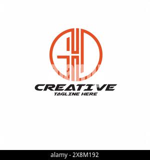 GD letter golden typography brand logo design gd typo icon, gd logo, gd beauty brand logo Stock Vector