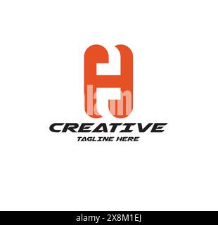Letter H Logo Stock Vector