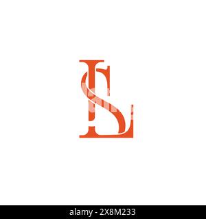 ls logo design vector Stock Vector