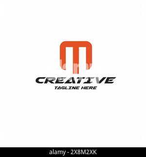 M logo Design Stock Vector