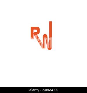rn logo Stock Vector