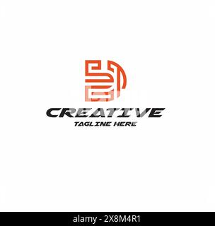 stg letter logo design Stock Vector