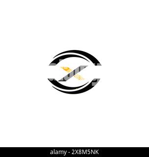 Letter design X speed branding logo symbol Stock Vector