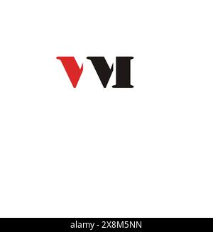 vm logo Stock Vector