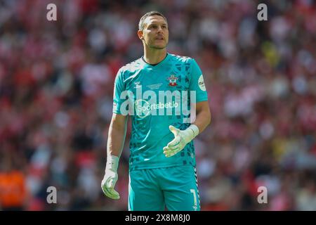 Alex McCarthy of Southampton during the Sky Bet Championship Play-Off ...