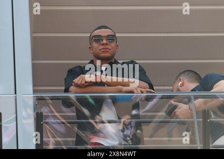 Monaco, Principality Of Monaco. 26th May, 2024. Kylian Mbappe Lottin, French professional footballer who plays as a forward for Ligue 1 club Paris Saint-Germain and captains the France national team during Formula 1 Grand Prix de Monaco 2024 at Monte Carlo (MC), may 23-26 2024 Credit: Independent Photo Agency/Alamy Live News Stock Photo