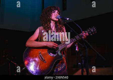 Fabrica, Brighton, City of Brighton & Hove, East Sussex, UK. Brooke Law performing at Fabrica, Brighton as part of The Great Escape 2024 music festival. David Smith/Alamy News Stock Photo