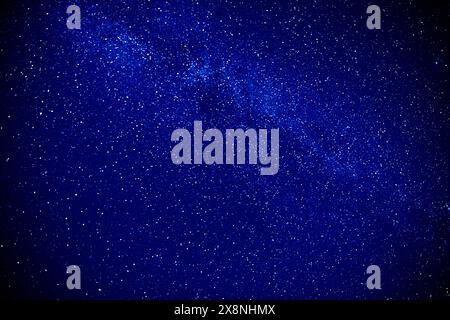 Myriads of twinkling stars in celestial cosmos Stock Photo