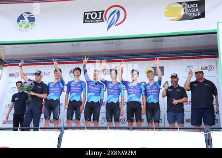 Tokyo, Japan. 26th May, 2024. TEAM BRIDGELANE Cycling : Tour of Japan 2024 Tokyo stage in Tokyo, Japan . Credit: Yohei Osada/AFLO SPORT/Alamy Live News Stock Photo