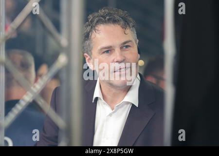 Prague, Czech Republic. 26th May, 2024. Jaromir Jagr seen during IIHF Ice Hockey World Championship 2024 final match between Sweden and Poland at O2 Arena Prague, Czech Republic Final score; Switzerland 0:2 Czechia (Photo by Grzegorz Wajda/SOPA Images/Sipa USA) Credit: Sipa USA/Alamy Live News Stock Photo