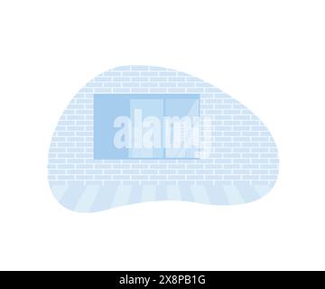 Data server web concept. Technician works in server room racks. Cloud storage technology, database. flat vector modern illustration Stock Vector