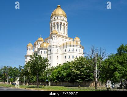 Bucharest, Romania. May 24, 2024. view of the People's Salvation Cathedral in the city center Stock Photo