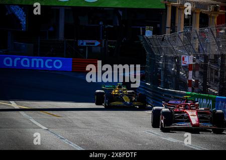 Monaco, Principality Of Monaco. 26th May, 2024. 55 Carlos Sainz, (ESP) Scuderia Ferrari during the Monaco GP, 23-26 May 2024 Montecarlo, Formula 1 World championship 2024. Credit: Independent Photo Agency/Alamy Live News Stock Photo