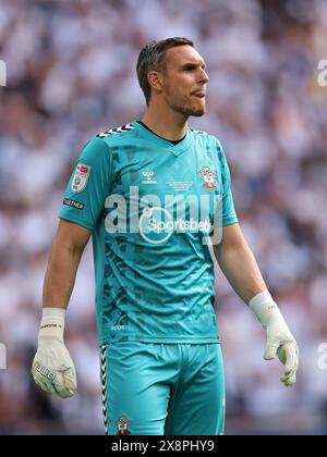 Alex McCarthy of Southampton during the Sky Bet Championship Play-Off ...