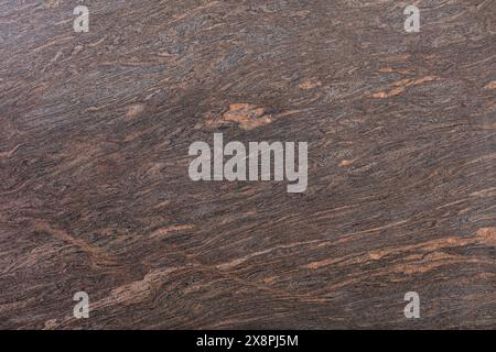 Paradiso Bash Granite texture in light brown tone. Slab photo. Stock Photo