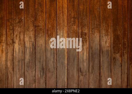 Rustic Weathered Wood Panel Texture Background - Vintage, Natural Timber Planks. Stock Photo