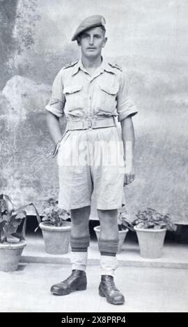 A Royal Engineers lance corporal in the 7th Armoured Division, c. 1943. Stock Photo