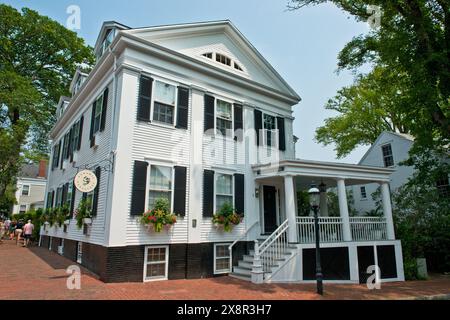 Town House. Nantucket Island, Massachesetts, United States of America Stock Photo