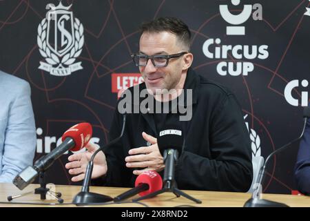 Liege, Belgium. 27th May, 2024. Former player Alessandro Del Piero pictured at a press conference on the 'Circus Cup' exhibition soccer game, Monday 27 May 2024 in Liege. Two teams made up of international football legends will face each other in the Circus Cup, a gala match for charity which will take place in Lige on June 2. BELGA PHOTO BRUNO FAHY Credit: Belga News Agency/Alamy Live News Stock Photo