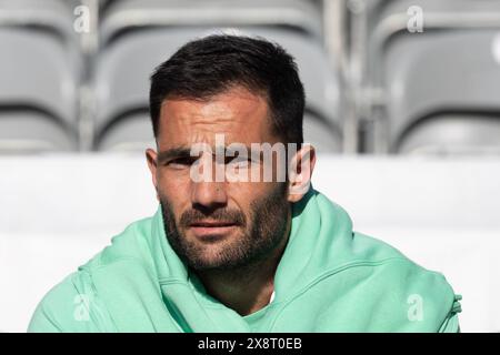 May 26, 2024. Lisbon, Portugal. Sporting's goalkeeper from Spain Antonio Adan (1) in action during the final of the Portuguese Cup Porto vs Sporting Credit: Alexandre de Sousa/Alamy Live News Stock Photo