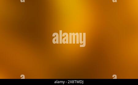Dark orange golden warm abstract background, color gradient, bokeh Stock Photo