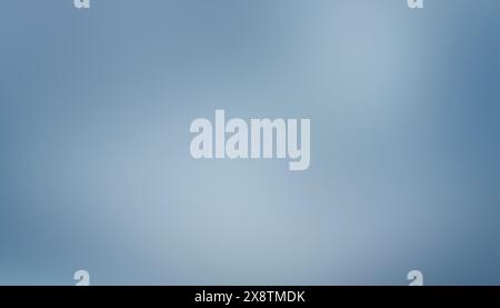 Smooth blue gray light bokeh abstract background color gradient light highlights Stock Photo