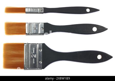 paintbrushes isolated on white background Stock Photo